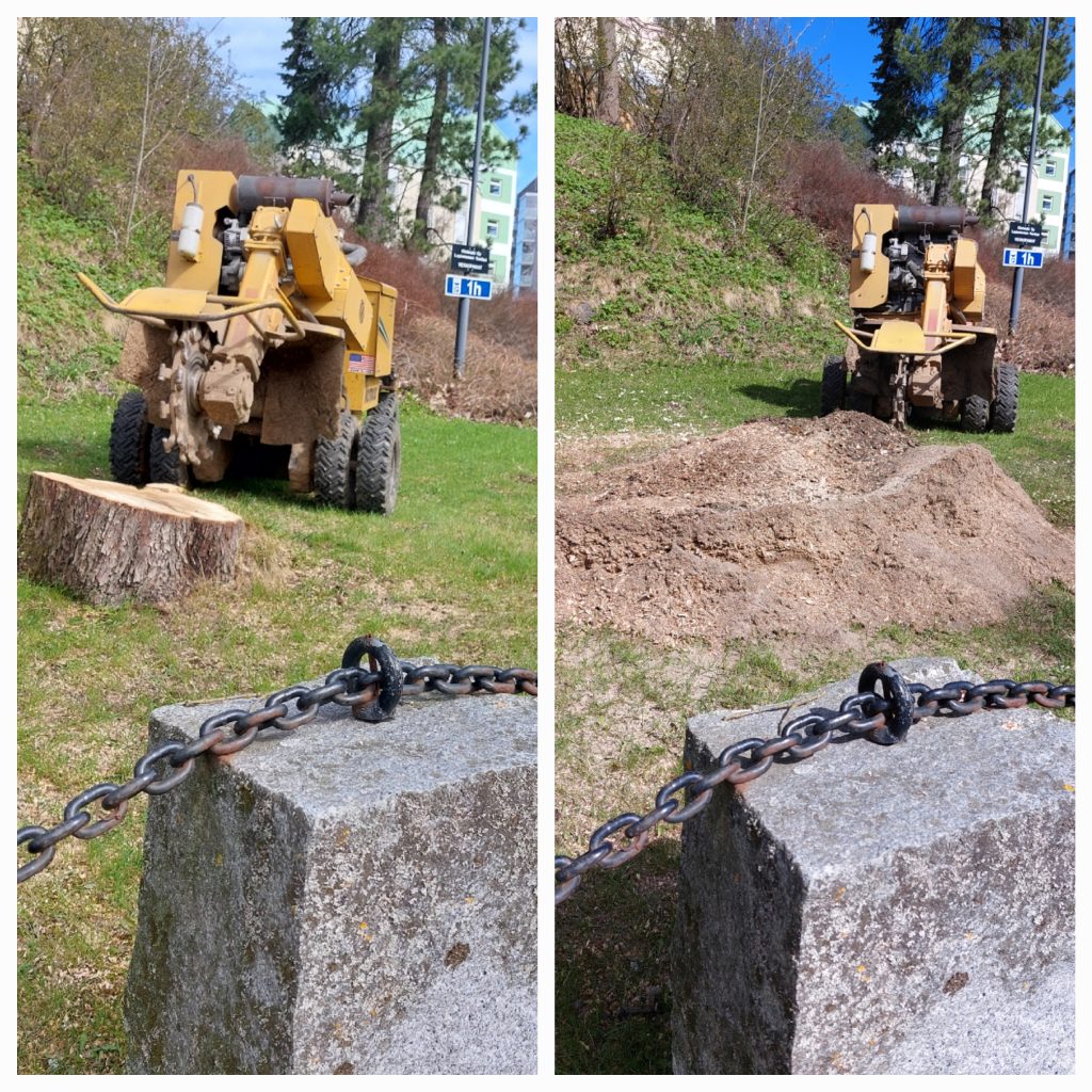 kantojyrsintä Tampere työä käynnissä